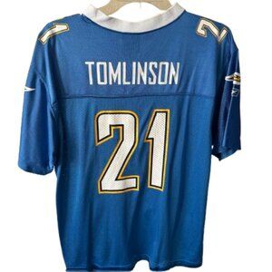 ⚡️ San Diego Chargers Powder Blue LaDainian Tomlinson Jersey (Youth XL)